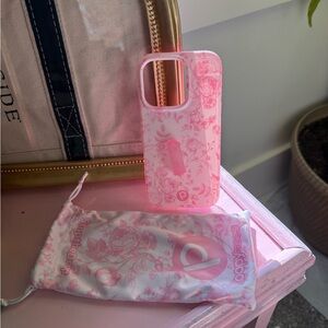 Loopy Case Pink Floral Phone Cover IPhone 16 Pro